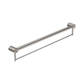 Mecca Care 32mm Grab Rail With Nero Towel Holder 900mm - Brushed Nickel