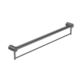 Mecca Care 32mm Grab Rail With Nero Towel Holder 900mm - Gun Metal