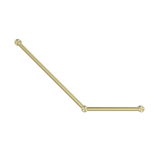 Mecca Care 32mm Ambulant Nero Toilet Nero Grab Rail 45 Degree 750X450mm - Brushed Gold