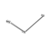 Mecca Care 32mm Dda Nero Grab Rail Set 45 Degree 750X900mm - Chrome