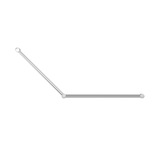 Mecca Care 32mm Dda Nero Grab Rail Set 45 Degree 750X900mm - Chrome