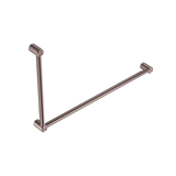 Mecca Care 32mm Dda Nero Grab Rail Set 90 Degree 600X1000mm - Brushed Bronze