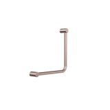 Mecca Care 32mm Ambulant 90Degree Bent Tube Nero Grab Rail 450X450mm - Brushed Bronze