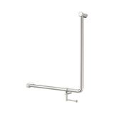Nero Mecca Care 32mm 90 Deg. 750mm C/W Roll Holder - Brushed Nickel