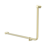 Nero Mecca Care 32mm Dda Toilet 90 Deg. Tube Grab Rail 600mm - Brushed Gold