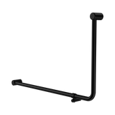 Nero Mecca Care 32mm Dda Toilet 90 Deg. Tube Grab Rail 600mm - Matte Black