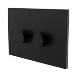 Nero Mecca Care Raised Disabled Care Flush Buttons Plate Dda Toilet Compliant - Matte Black