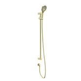 Nero Mecca Care 25Mm Grab Rail And Adjustable Shower Rail Set 900Mm - Brushed Gold