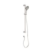 Nero Mecca Care 32Mm Grab Rail And Adjustable Shower Rail Set 900Mm - Brushed Nickel