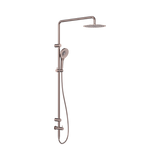 Mecca Care 25mm Nero Grab Rail 900mm Twin Shower Set - Brushed Bronze