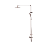 Mecca Care 25mm Nero Grab Rail 900mm Twin Shower Set - Brushed Bronze