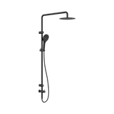Nero Mecca Care 25mm Grab Rail 900mm Twin Shower Set - Matte Black