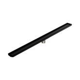 Nero Tile Insert V Channel 1200X82Mm Floor Grate 50Mm Outlet - Matte Black