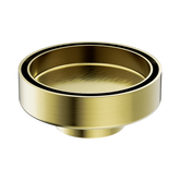 Nero 100Mm Round Tile Insert Floor Waste 50Mm Outlet - Brushed Gold