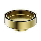 Nero 100Mm Round Tile Insert Floor Waste 50Mm Outlet - Brushed Gold