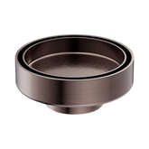 Nero 100Mm Round Tile Insert Floor Waste 50Mm Outlet - Brushed Bronze