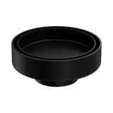 Nero 100Mm Round Tile Insert Floor Waste 50Mm Outlet - Matte Black