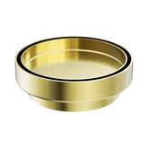 Nero 130Mm Round Tile Insert Floor Waste 100Mm Outlet - Brushed Gold