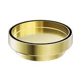Nero 130Mm Round Tile Insert Floor Waste 100Mm Outlet - Brushed Gold