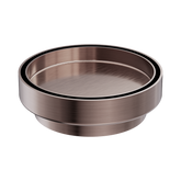 Nero 130Mm Round Tile Insert Floor Waste 100Mm Outlet - Brushed Bronze