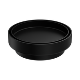 Nero 130Mm Round Tile Insert Floor Waste 100Mm Outlet - Matte Black