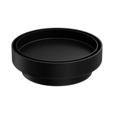 Nero 130Mm Round Tile Insert Floor Waste 100Mm Outlet - Matte Black