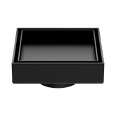 Nero 100Mm Square Tile Insert Floor Waste 50Mm Outlet - Matte Black