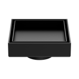 Nero 100Mm Square Tile Insert Floor Waste 50Mm Outlet - Matte Black