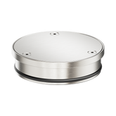 Nero 316L Stainless Round Clear Out 100Mm Outlet - Brushed Nickel