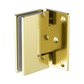 Nero 90 Degree Glass To Wall Shower Hinge 10Mm Glass - Brushed Gold