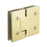 Nero 180 Degree Glass To Glass Shower Hinge 10Mm Glass - Brushed Gold