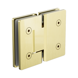 Nero 180 Degree Glass To Glass Shower Hinge 10Mm Glass - Brushed Gold