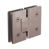 Nero 180 Degree Glass To Glass Shower Hinge 10Mm Glass - Brushed Bronze