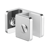 Nero OverPanel Glass To Glass Fitting 10Mm Glass - Chrome