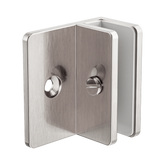 Nero Shower F Bracket 10Mm Glass - Brushed Nickel