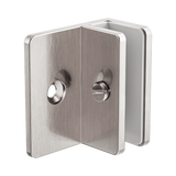 Nero Shower F Bracket 10Mm Glass - Brushed Nickel