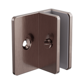 Nero Shower F Bracket 10Mm Glass - Brushed Bronze