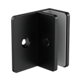 Nero Shower F Bracket 10Mm Glass - Matte Black
