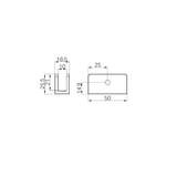 Nero Shower U Bracket 10Mm Glass - Brushed Bronze