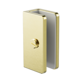Nero Shower U Bracket 10Mm Glass - Brushed Gold