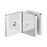 Nero 90 Degree Glass To Wall Bracket 10Mm Glass - Chrome