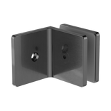 Nero 90 Degree Glass To Wall Bracket 10Mm Glass - Gunmetal