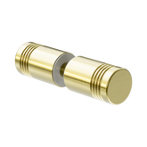 Nero Round Shower Knob - Brushed Gold
