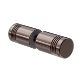 Nero Round Shower Knob - Brushed Bronze