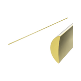Nero Half Round Water Seal Rail 750Mm - Brushed Gold