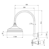 Nostalgia Phoenix Shower Set