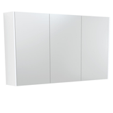 Fienza Universal Mirror Cabinet 1200 Satin White Side Panels