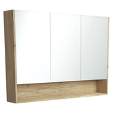Fienza Universal Mirror Cabinet 1200 Scandi Oak Side Panels
