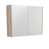 Universal Fienza Mirror Cabinet 900mm With Scandi Oak Side Panels Psc900S