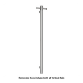 Thermorail STRAIGHT/RND 12VLT VERTCL BAR 900X142X100MM 30W